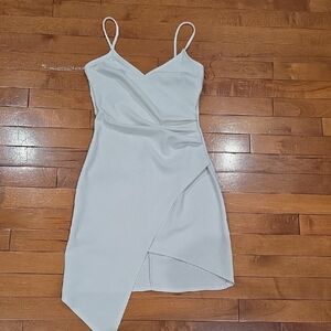 Elegant White Spaghetti Strap Dress